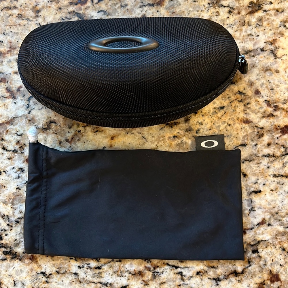 Oakley hard and soft case.